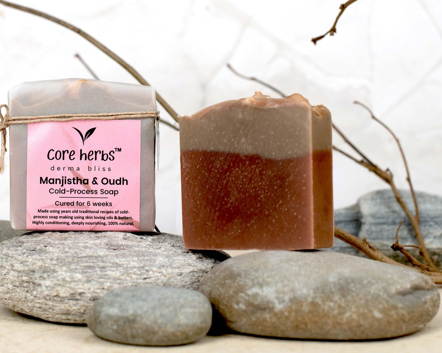 Manjistha Oudh Ayurvedic Cold Process Soap