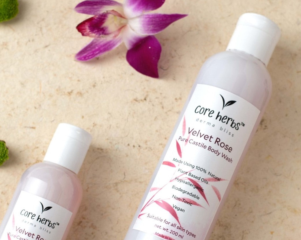 Velvet Rose Natural Castile Body Wash (100ml)