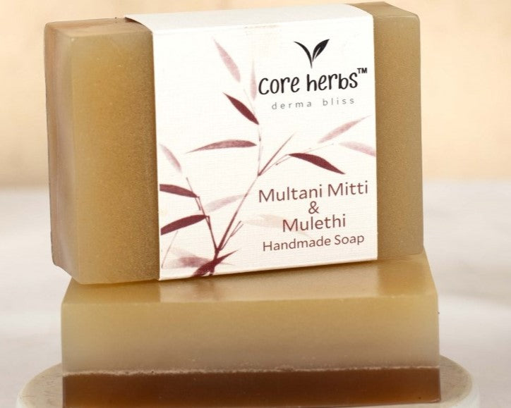 Multani Mitti & Mulethi Ayurvedic Skincare Handmade Soap