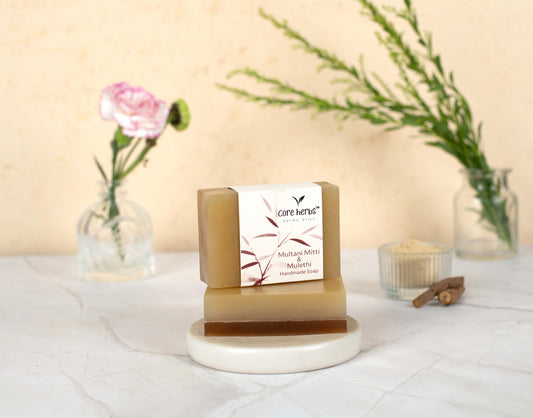 Multani Mitti & Mulethi Ayurvedic Skincare Handmade Soap
