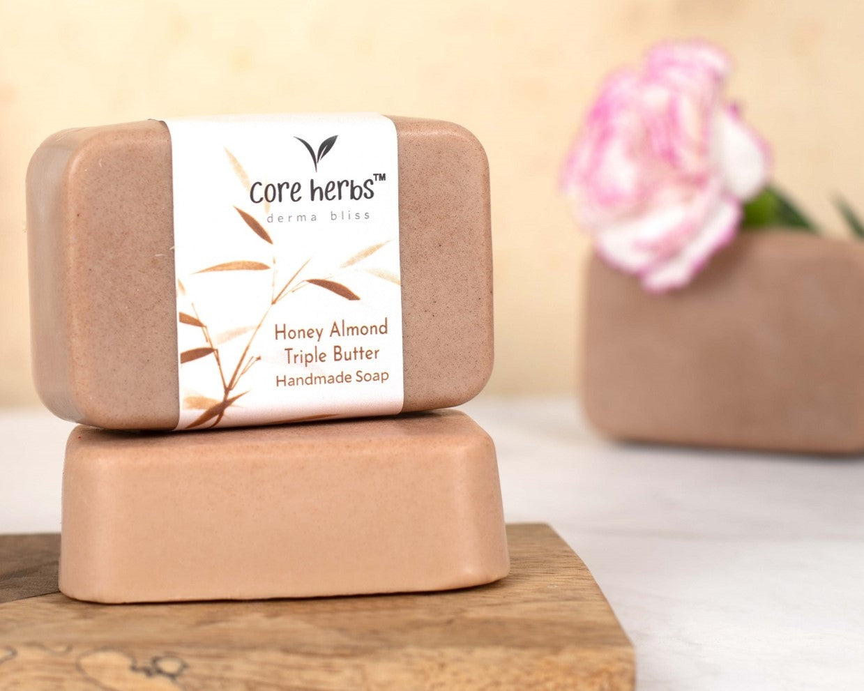 Honey Almond Triple Butter Handmade Bathing Bar