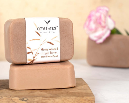 Honey Almond Triple Butter Handmade Bathing Bar