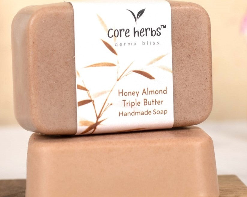 Honey Almond Triple Butter Handmade Bathing Bar
