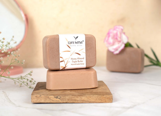 Honey Almond Triple Butter Handmade Bathing Bar