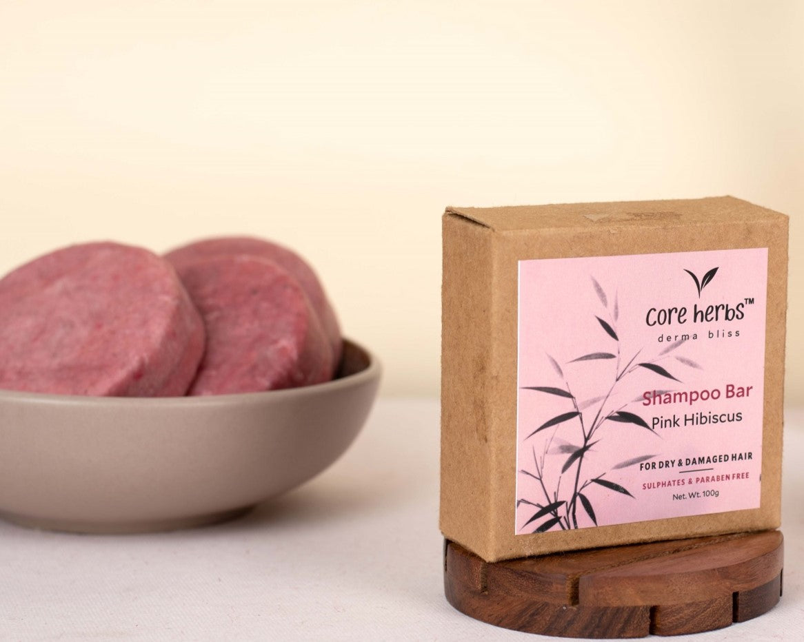 Pink Hibiscus Shampoo Bar