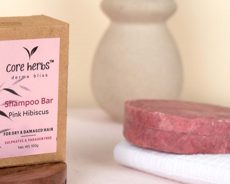 Pink Hibiscus Shampoo Bar