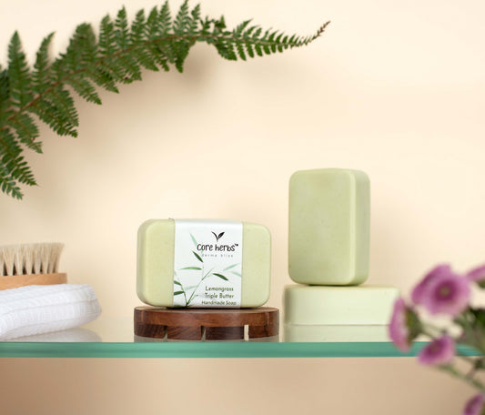 Lemongrass Triple Butter Handmade Bathing Bar