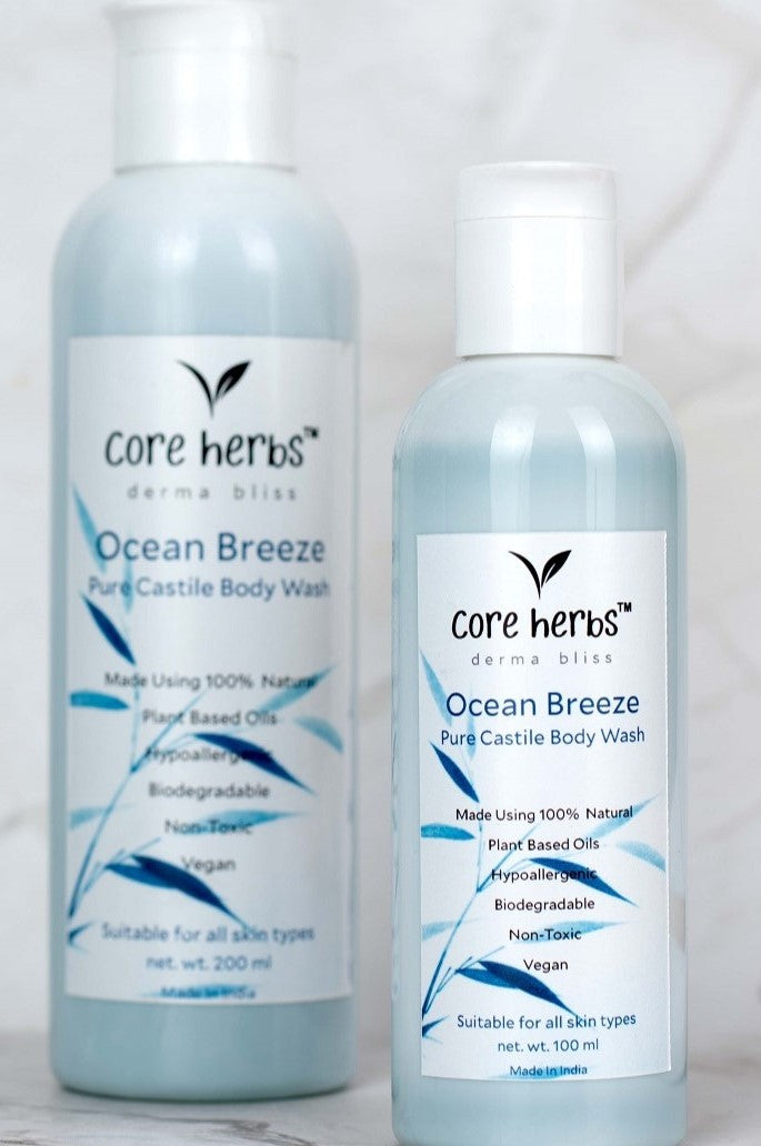 Ocean Breeze Natural Castile Body Wash (200ml)