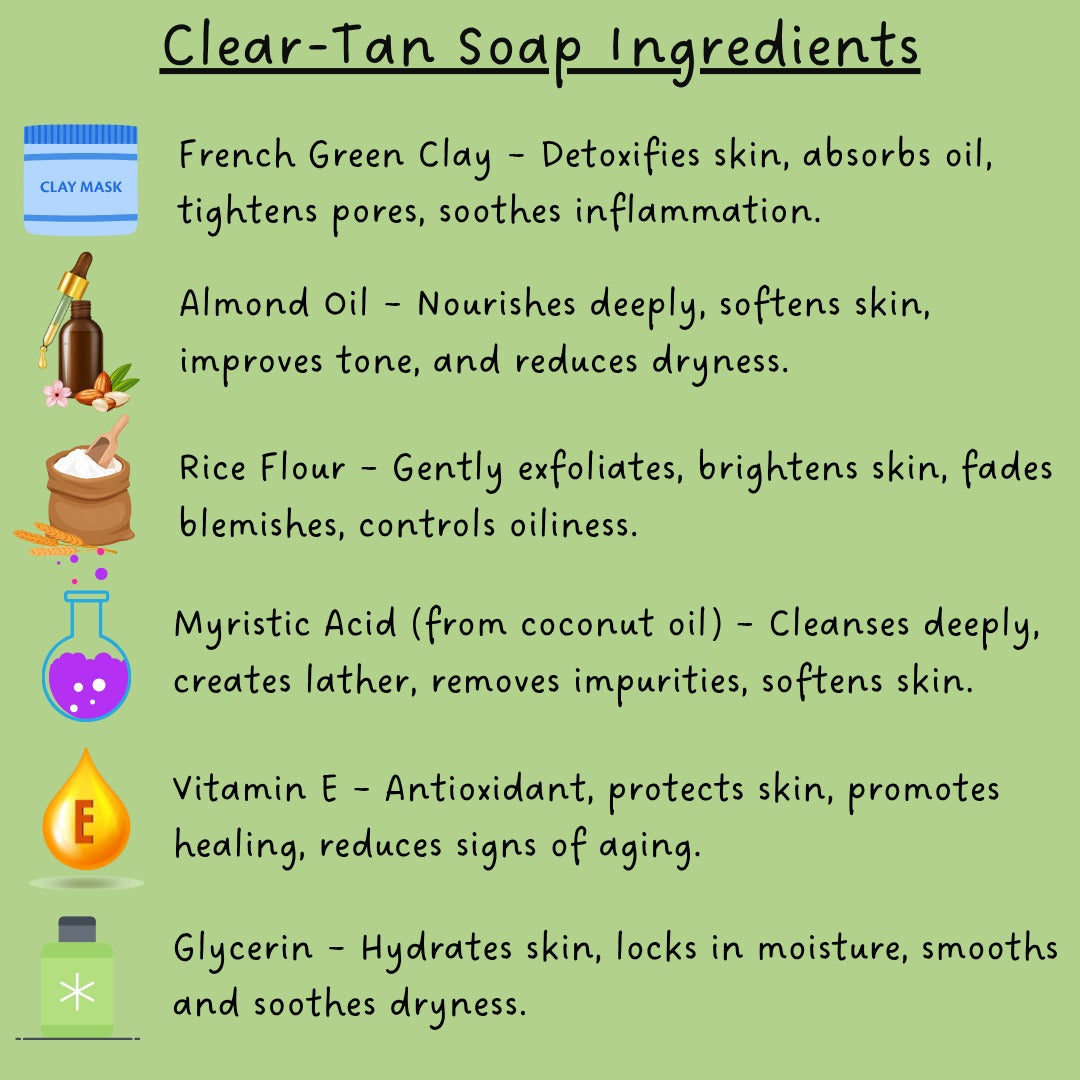 Clear Tan Facial Bar